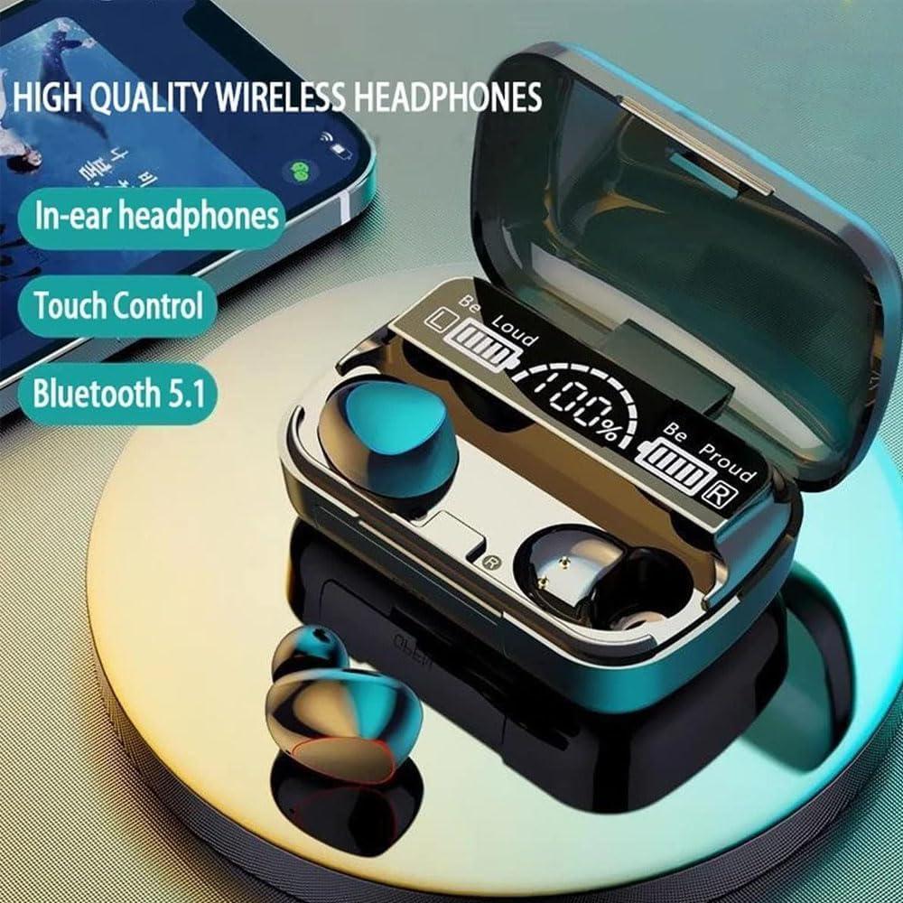 M10 Earbuds TWS Bluetooth Headphones 350mAh Charging Box Wireless Earphones With Microphone 9D Air buds Stereo Sports Waterproof Ear buds Headset